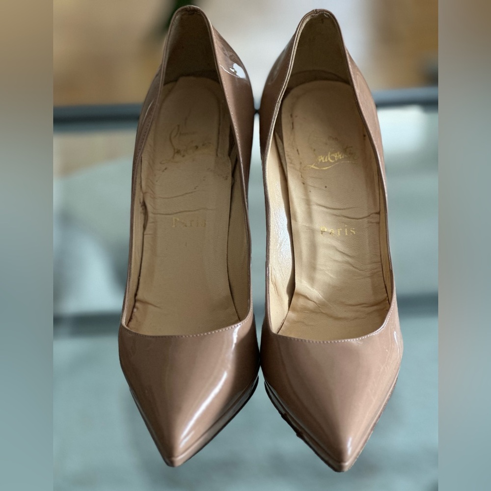 Christian Louboutin Patent Pigalle Plato 120